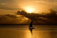 Zanzibar - Dhow at Sunrise